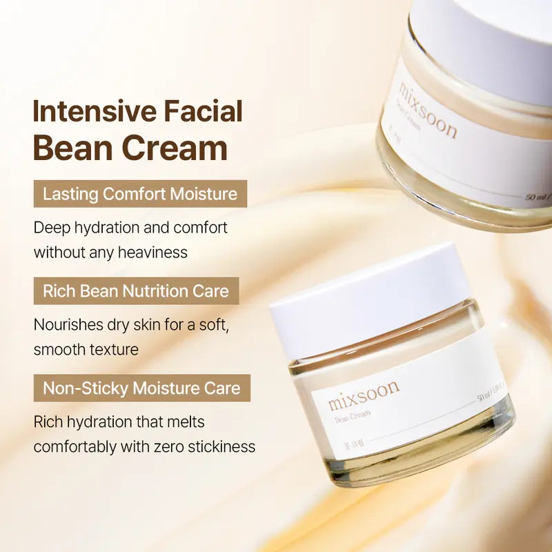 [Mixsoon] Hydration Full Care Set | Bean + Centella + Hyaluronic Acid + Soybean Milk | 6-Step Daily Glass Skin Routine | Vegan-Certified Korean Skincare Set