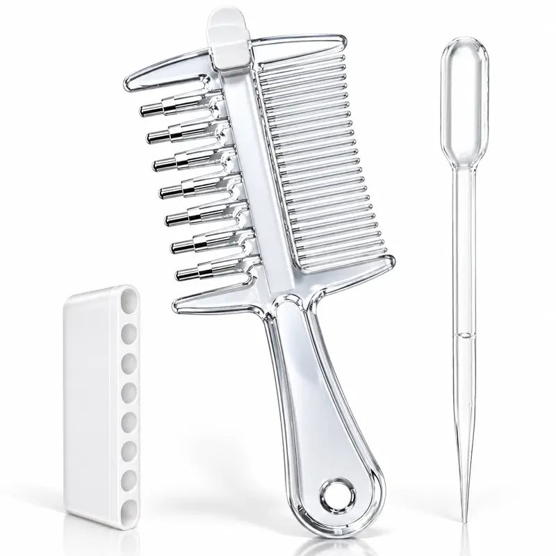 Scalp Liquid Applicator Comb, Refillable Hair Root Oil Massage Comb for Hair Care Treatment( Only Comb)