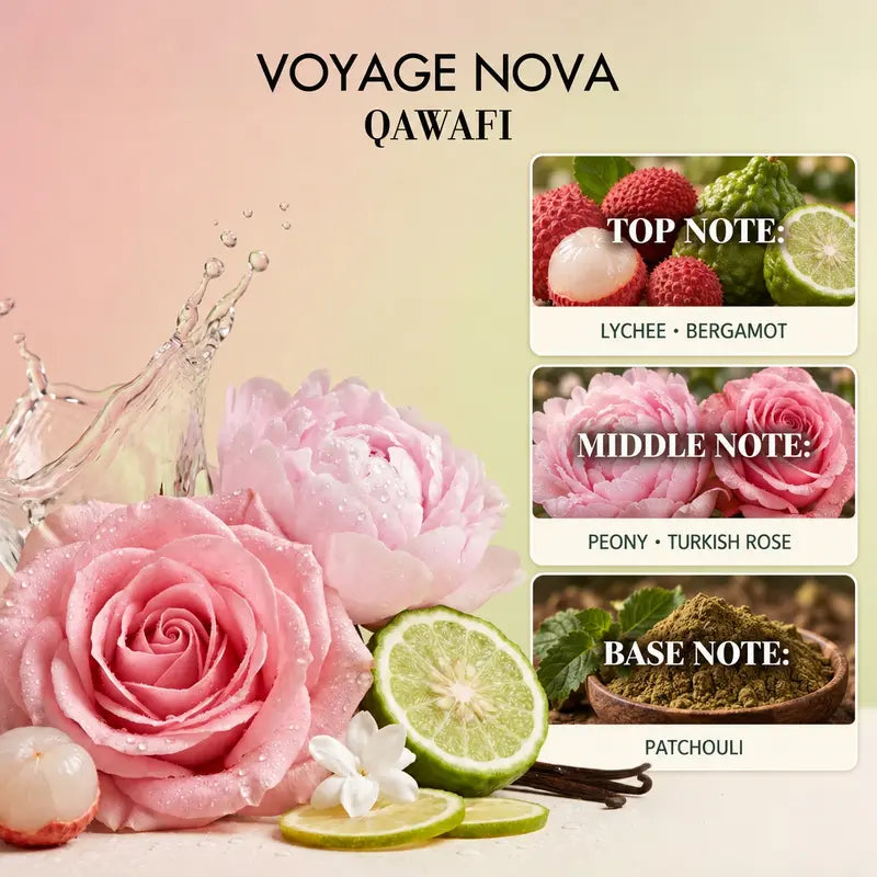 Voyage Nova: Alluring Floral Essence