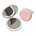 【Black Friday】3.5In round Makeup Mirror | Type-C Charging | 600+ Sold | PINK