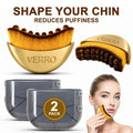 Lymphatic Contour Face Brush – Jawline & Chin Sculpting Brush for Lymphatic Drainage & Depuffing – Dry Brushing Face Massager for Face, Neck & Chin – Wooden Facial Sculpting Brush
