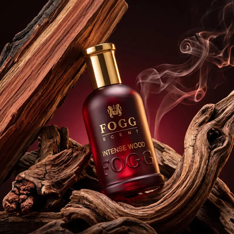 FOGG Intense Wood Eau De Parfum for Men - Cologne for Men, Woody Fragrance with Amber Accord, Long Lasting, 100Ml/3.38 Fl Oz