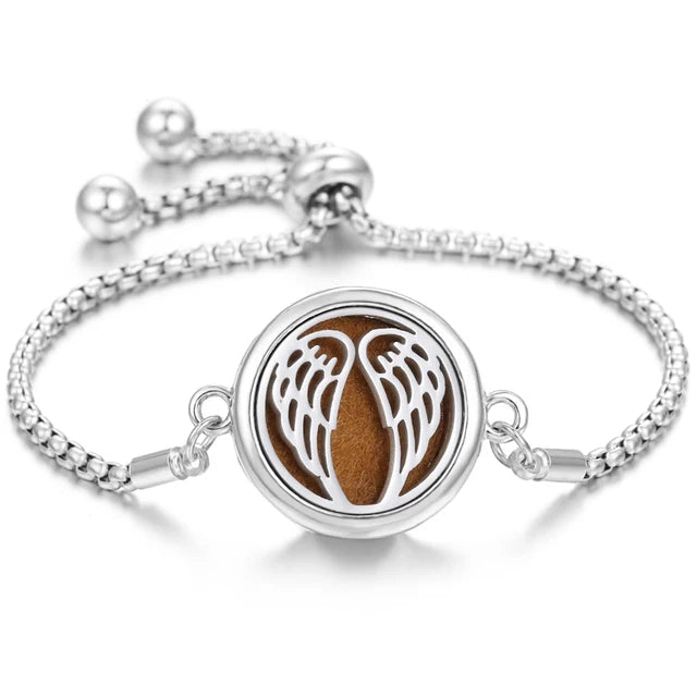 Stainless Steel Scent Diffuser Bracelet & Refill Pads