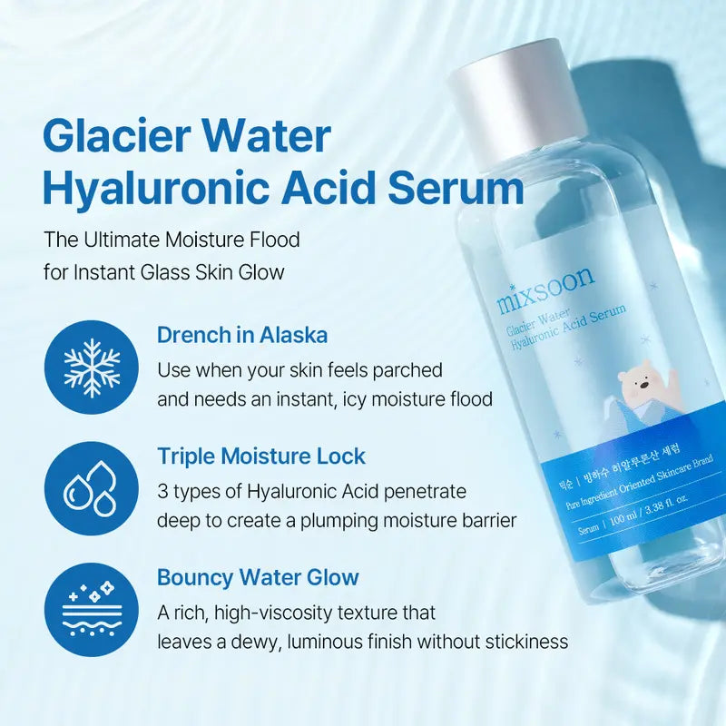 [Mixsoon] Hydration Full Care Set | Bean + Centella + Hyaluronic Acid + Soybean Milk | 6-Step Daily Glass Skin Routine | Vegan-Certified Korean Skincare Set