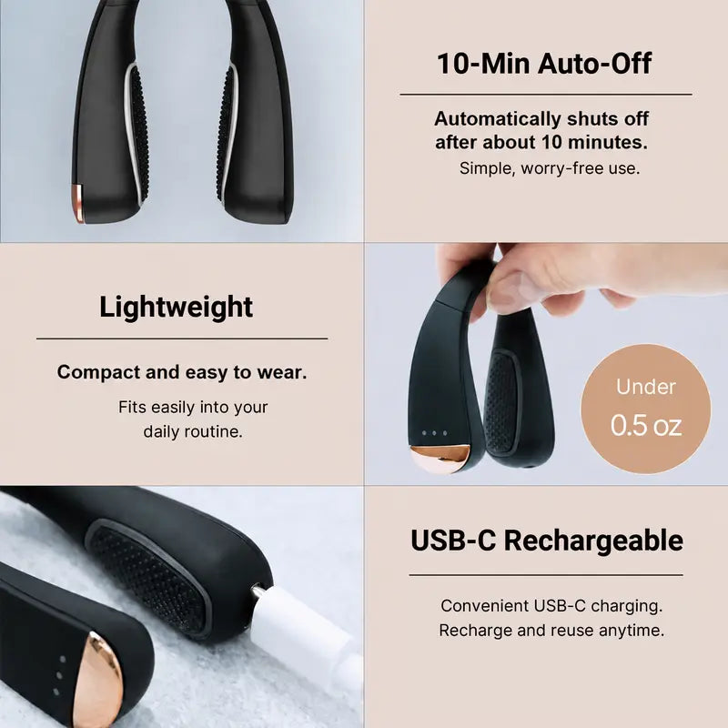 MIRATOKI Petalsculpt Blue Light Nose Shaper Clip - Abs Plastic Rechargeable Facial Beauty Device with Microcurrent, Adjust Settings, 10 Mins At-Home Lifting, Compact Form, Sculpted Look, Clearer Skin/Pores, Portable Japan Plastic Skin Care Appliance