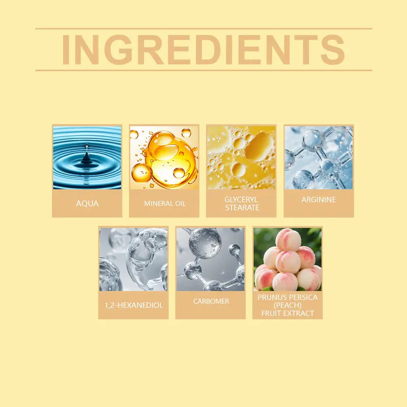Peach Mami Firming Body Cream Moisturizer with Caffeine and Hyaluronic Acid, Bodycare Skin Firming, Nourishment for All Skin Types, Body Care Moisturizing Hydrating Care for All Skin Types