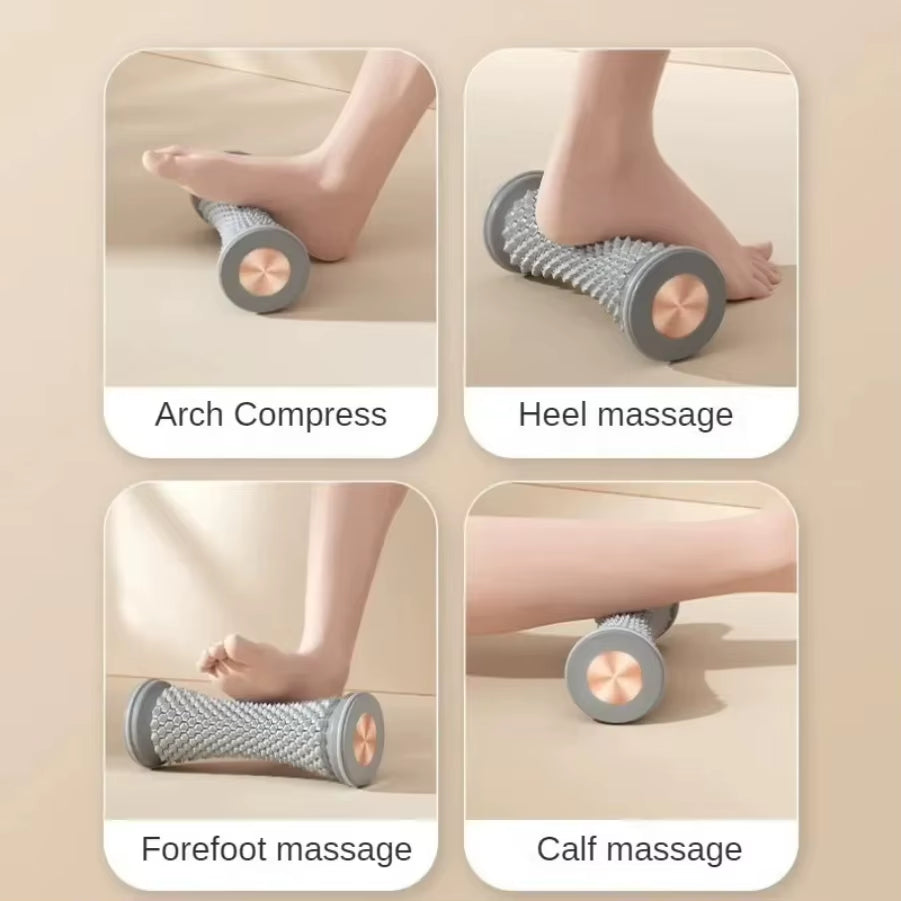 Foot Leg Roller Massager Yoga Plantar Fascia Home Fitness Fingerpressure Board Deep Muscle Relaxation Massage Ergonomic