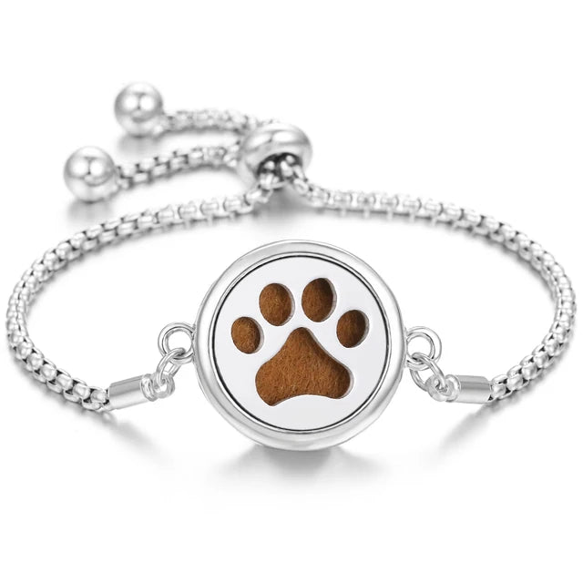 Stainless Steel Scent Diffuser Bracelet & Refill Pads