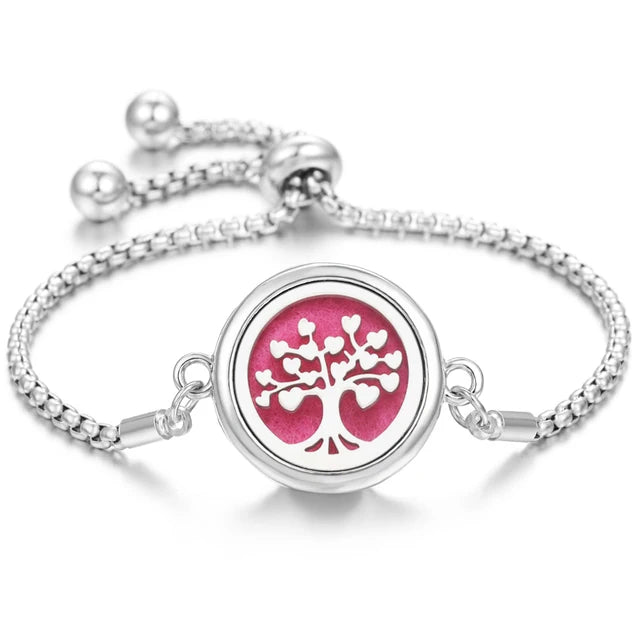 Stainless Steel Scent Diffuser Bracelet & Refill Pads