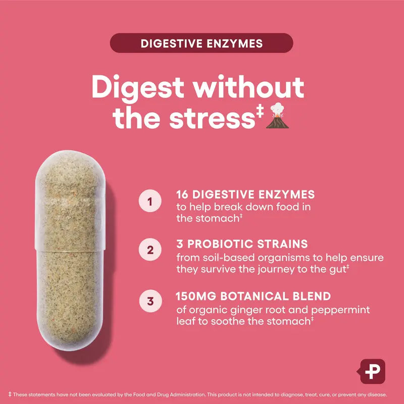 [Livestream Exclusive] Digestive Enzymes by Physician'S Choice - Bloating & Mealtime Discomfort Support with Probiotics + Prebiotics for Gut Health