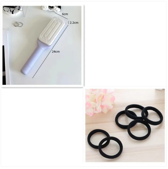 Self-Cleaning Hair Brush