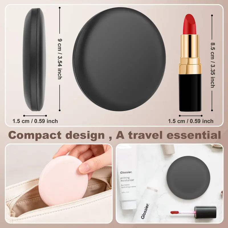 【Black Friday】3.5In round Makeup Mirror | Type-C Charging | 600+ Sold | PINK