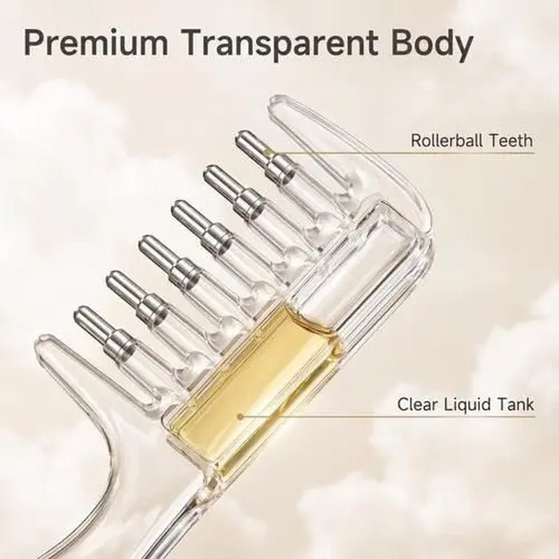 Scalp Liquid Applicator Comb, Refillable Hair Root Oil Massage Comb for Hair Care Treatment( Only Comb)