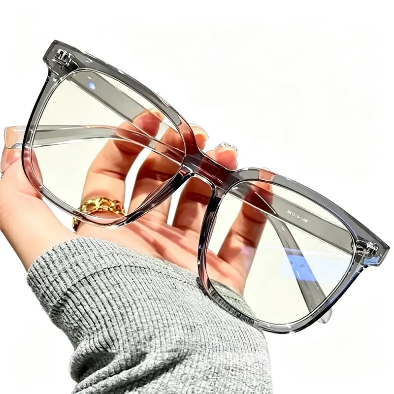 3Pcs Unisex Square Frame Bluelight Glasses - Blue Light Blocking Lenses, Face-Flattering Optical Frames, Stylish Trendy Eyewear, Women'S Fashion Accessory, Square Frame Eyeglasses