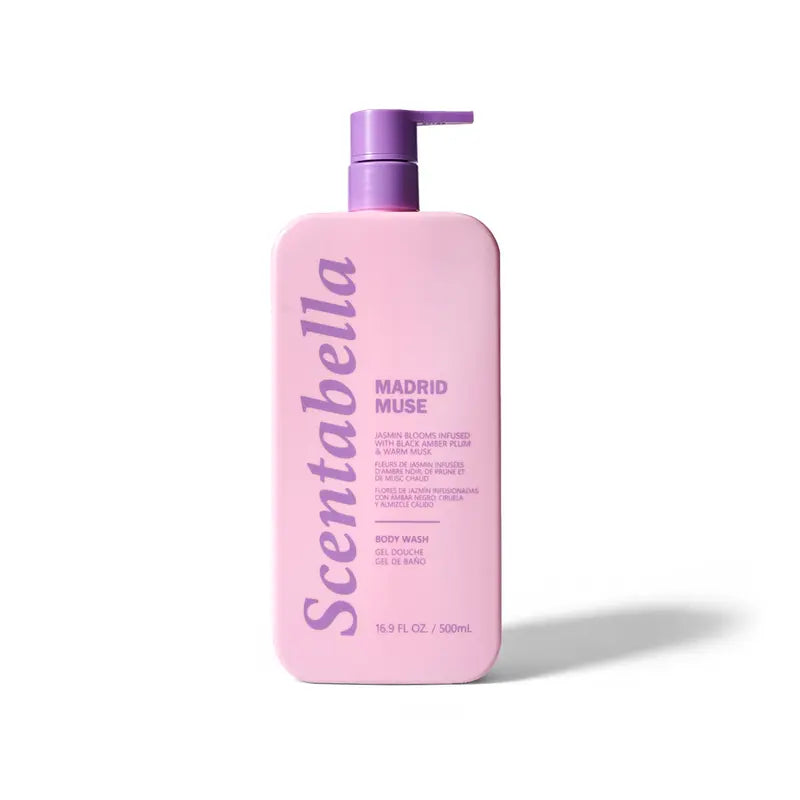 Madrid Muse Perfume Body Wash | Elegant & Hydrating Scented Shower Soap for Body Care Routine | Scentabella
