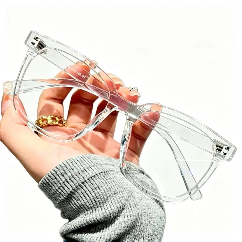 3Pcs Unisex Square Frame Bluelight Glasses - Blue Light Blocking Lenses, Face-Flattering Optical Frames, Stylish Trendy Eyewear, Women'S Fashion Accessory, Square Frame Eyeglasses