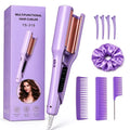 32Mm Beach Wave Curling Iron - Ionic Hair Tool with Dual-Voltage Design, Negative-Ion Ceramic Coating, Lightweight Portable Build for Travel, Reduces Frizz and Damage, Curling Irons